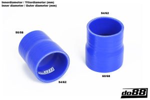 ท่อแรงดัน do88 สีน้ำเงิน สำหรับ Volvo 240 Turbo 1981-1985