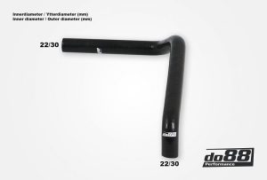 ท่อยางซิลิโคน do88 สีดำ สำหรับ Volvo 740 760 780 940 960 D24T D24TIC Crankcase vent