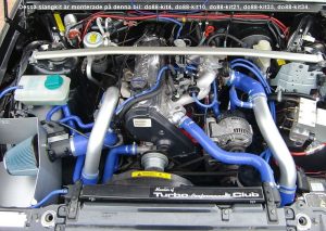 ท่อแรงดัน do88 สีน้ำเงิน สำหรับ Volvo 740/940 Turbo 92-98