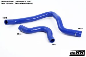 ท่อน้ำหล่อเย็น do88 สีดำ สำหรับ Volvo 850/S70/V70 Turbo 94-00
