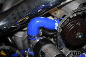 ท่อยางซิลิโคน do88 สีน้ำเงิน สำหรับ Volvo 850/S70/V70 Turbo 94-98