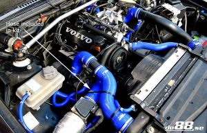 ท่อไอดี do88 สีแดง สำหรับ Volvo 740/940 Turbo 90-98