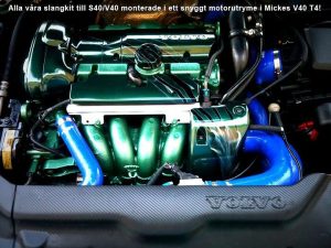 ท่อไอดี do88 สีแดง สำหรับ Volvo S40/V40 2.0T/T4 98-04