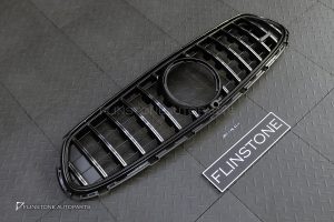 กระจังหน้า สำหรับ W254 GLC-Class ทรง GLC43 GLC63 AMG 1.1 มีกล้อง สีดำด้าน-ครเมี่ยม ขอบดำเงา