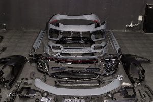 ชุดกันชนรอบคัน สำหรับ Porsche 981 Cayman-Boxster ทรง 718 GT4