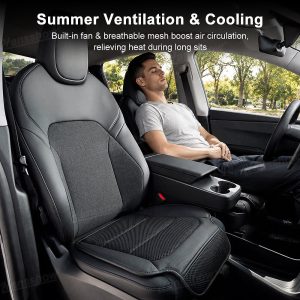 อุปกรณ์เบาะ Hansshow Tesla Model Y Juniper (BREATHABLE VENTILATED CUSHIONS)