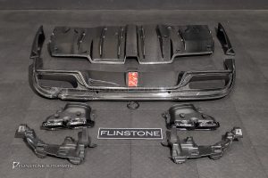ชุดดิฟฟิวเซอร์ พร้อม ปลายท่อ Carbon Fiber สำหรับ W205 C-Class ทรง IMP