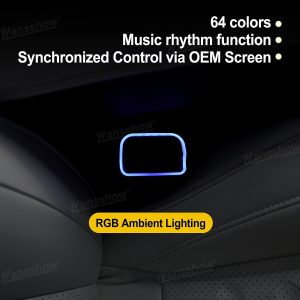 ไฟแอมเบียนต์ Hansshow Tesla Model Y Juniper Highland (RECEPTACLE 64-COLOR BUCKLE)