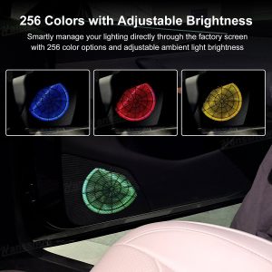 ไฟแอมเบียนต์ ประตู Hansshow Tesla Model Y Juniper Highland (SPEAKER FRONT)