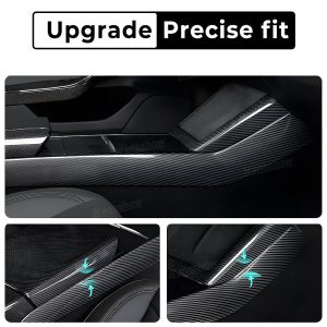 กล่องเก็บของในรถ คอนโซลกลาง Hansshow Tesla Model 3 Highland (OVERLAYS CONTROL STRIP)