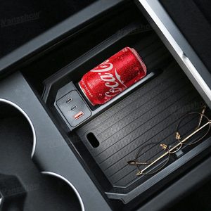 กล่องเก็บของในรถ คอนโซลกลาง Hansshow Tesla Model Y Juniper Highland (ORGANIZER DOCKING JUNIPER)