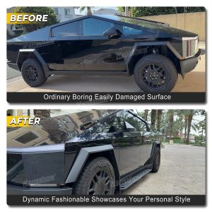 บันไดข้างไฟฟ้า Hansshow Tesla Cybertruck (BAR-UPGRADE PEDAL) (แบบที่ 2)