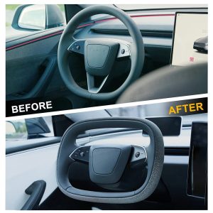 พวงมาลัย พวงมาลัย Hansshow Tesla Model 3 Highland (FUNCTION INSPIRED STARLINK)