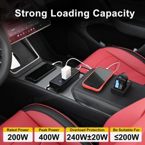 จอ Hansshow Tesla Model Y Juniper Highland (COMPATIBLE CIGARETTE INVERTER)