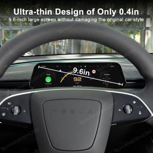 จอแสดงผลหน้าคนขับ Hansshow Tesla Model Y Juniper (INSTALLATION DISASSEMBLY 9.6-INCH)