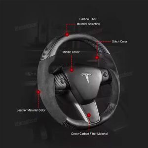 พวงมาลัย พวงมาลัย Hansshow Tesla Model Y (HEATED)