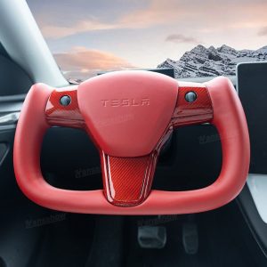 พวงมาลัย พวงมาลัย Hansshow Tesla Model Y (QUALITY HIGH)