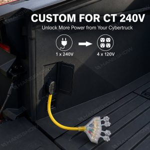 EV charging accessories Hansshow Tesla Cybertruck(OUTLETS POWER TRUCK)
