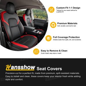 อุปกรณ์เบาะ Hansshow Tesla Model Y Juniper (STREAMLINED PROTECTORS DESIGN)