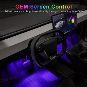 ไฟแอมเบียนต์ ใต้เท้า Hansshow Tesla Cybertruck