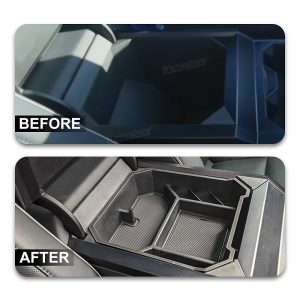 กล่องเก็บของในรถ คอนโซลกลาง Hansshow Tesla Cybertruck (BOX INSERT TRAY)