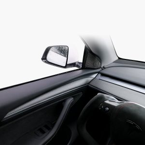 ชิ้นส่วนคาร์บอน คอนโซลหน้า Hansshow Tesla Model Y