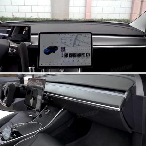 ชุดกันรอย คอนโซลหน้า Hansshow Tesla Model Y (FRONT DOOR 3/Y)