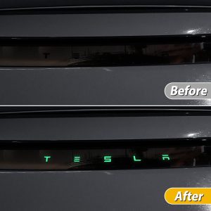 สติกเกอร์ตกแต่ง Hansshow Tesla Model Y Juniper (FLUORESCENT LETTERING T-E-S-L-A)