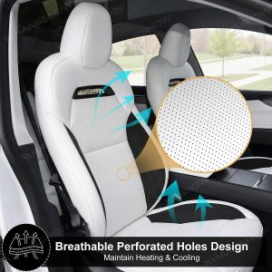อุปกรณ์เบาะ Hansshow Tesla Model Y Juniper Plaid (DESIGN FULL SET)