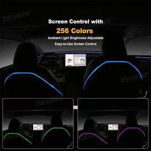 ไฟแอมเบียนต์ เบาะหลัง Hansshow Tesla Model Y Juniper (INTERIOR LIGHT BACK)