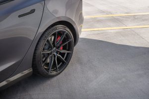 สเกิร์ตข้าง Carbon Fiber สำหรับ Tesla Model 3 ทรง URBAN