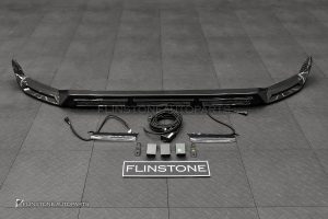 ลิ้นหน้า พร้อมไฟ LED Daytime Carbon Fiber สำหรับ W465 G-Class ทรง USUS Autoclave