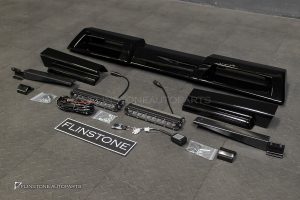 สปอยเลอร์หลังคา พร้อมไฟ LED สำหรับ GWM TANK500 สีดำเงา