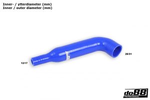 ท่อยางซิลิโคน do88 สีน้ำเงิน สำหรับ Saab 900 1979-93 Drain