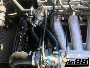 ท่อยางซิลิโคน do88 สีน้ำเงิน สำหรับ SAAB 900 Turbo Bosch LH with cat 1985-1993