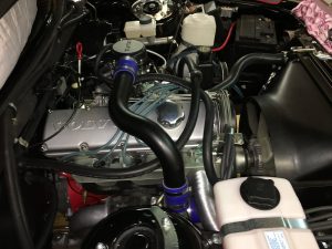 ท่อแรงดัน do88 สีน้ำเงิน สำหรับ Volvo 240 Turbo 1981-1985