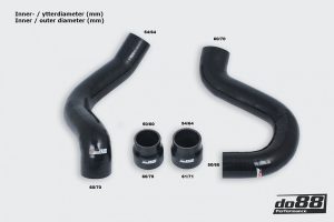 ท่อแรงดัน do88 สีดำ สำหรับ Volvo 740 760 780 940 960 D24 TIC