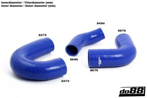 ท่อแรงดัน do88 สีดำ สำหรับ Volvo S40/V40 2.0T/T4 98-04