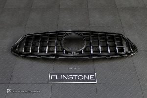 กระจังหน้า สำหรับ W254 GLC-Class ทรง GLC43 GLC63 AMG 1.1 มีกล้อง สีดำด้าน-ครเมี่ยม ขอบดำเงา