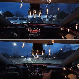 ไฟแอมเบียนต์ Hansshow Tesla Cybertruck (CHRISTMAS SNOWMAN MERRY)