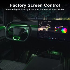 ไฟแอมเบียนต์ พวงมาลัย Hansshow Tesla Cybertruck