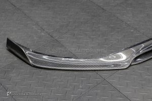 ลิ้นหน้า Carbon Fiber สำหรับ W205 C-Class Facelift ทรง CMST