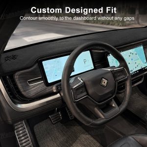 ชุดกันรอย คอนโซลหน้า Hansshow Rivian R1T/R1S