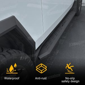 บันไดข้างไฟฟ้า Hansshow Tesla Cybertruck (BAR-WITH CUSTOM BOARD) (แบบที่ 2)