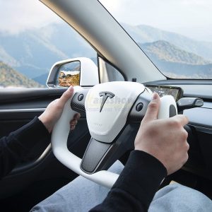 พวงมาลัย พวงมาลัย Hansshow Tesla Model Y (PERSONALIZED ELLIPSE)