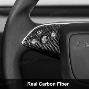 พวงมาลัย พวงมาลัย Hansshow Tesla Model Y Juniper (BUTTON COVERS FRAME)