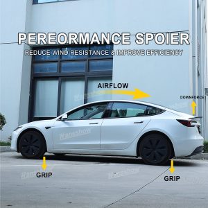 สปอยเลอร์ท้าย ท้ายรถ Hansshow Tesla Model 3 Highland Performance