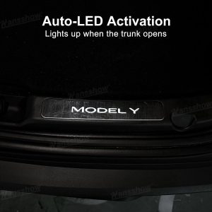 ไฟแต่ง ประตู Hansshow Tesla Model Y Juniper (STAINLESS BUMPER STEEL)