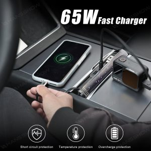 ไฟแอมเบียนต์ Hansshow Tesla Model Y Juniper Highland (RETRACTABLE MULTIPORT ADAPTER)