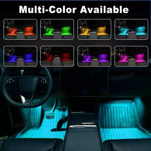 ไฟแอมเบียนต์ ใต้เท้า Hansshow Tesla Model Y Juniper Highland (MULTI-COLOR INTERIOR LIGHTING)